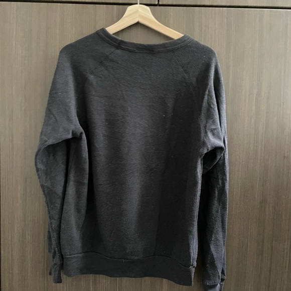 Nooworks Black Sweatshirt with White Text - Picture 2 of 3